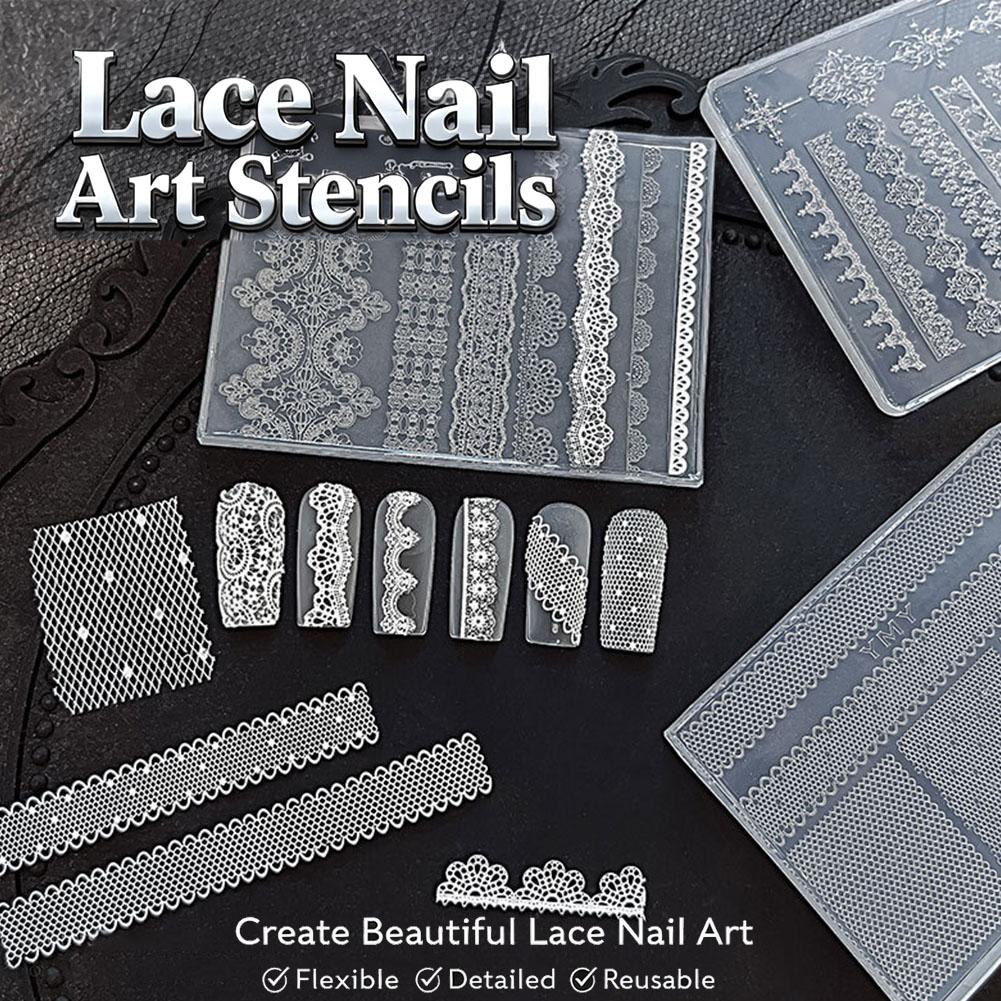 3D Printing Templates Free - Stencil in Silicone per Nail Art,