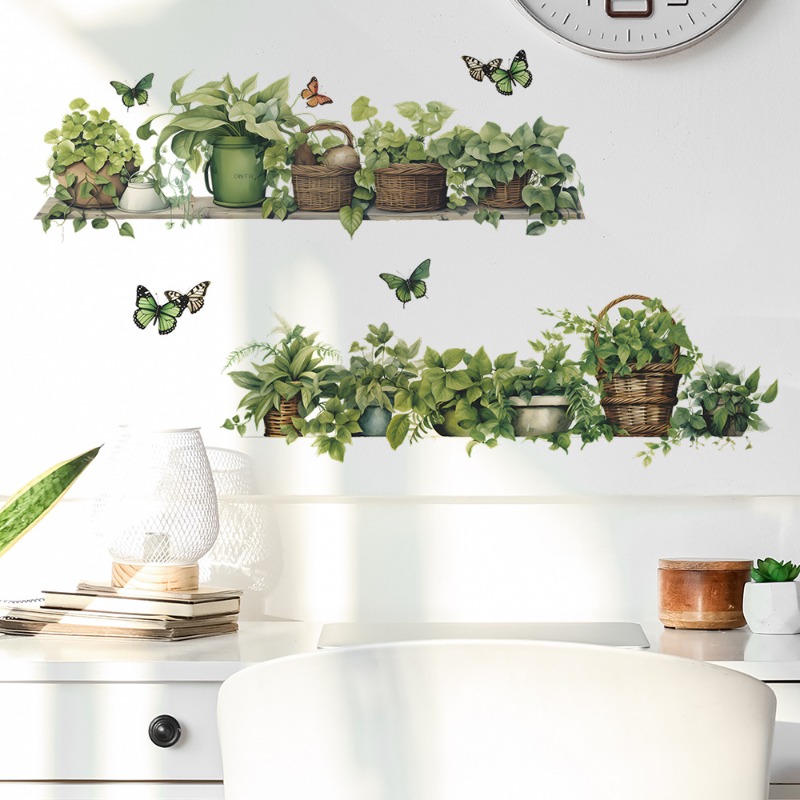 3D Printing Pot - Piante verdi tropicali Farfalla in vaso