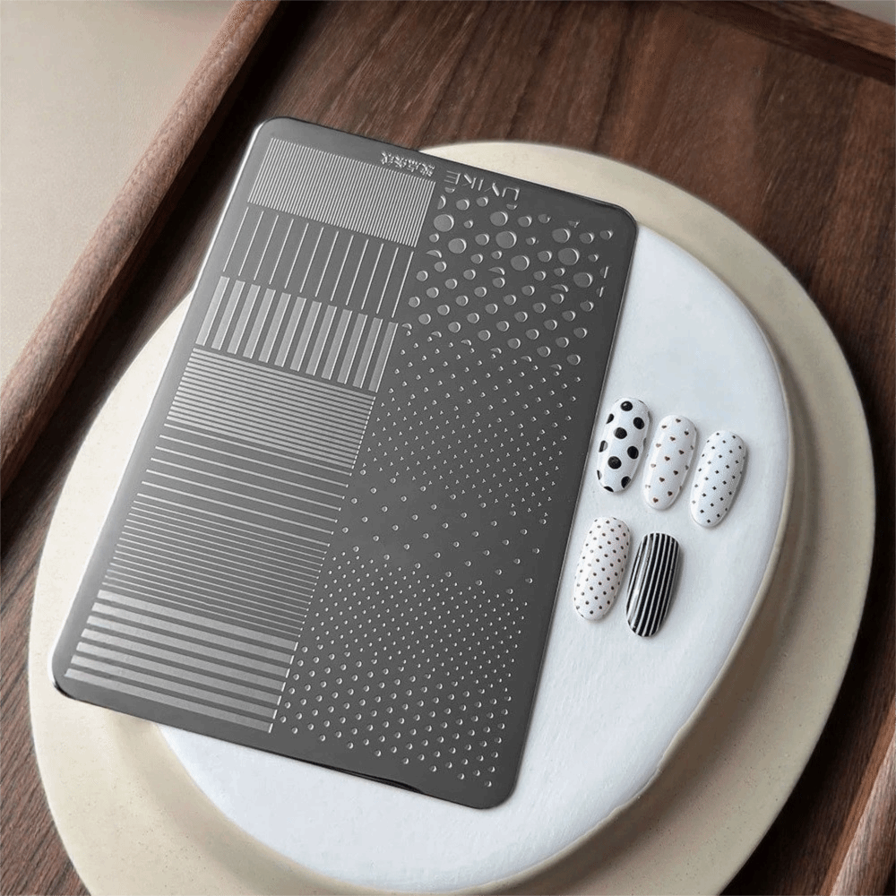3D Printing Templates Free - Piastre per Stamping Unghie con Motivi