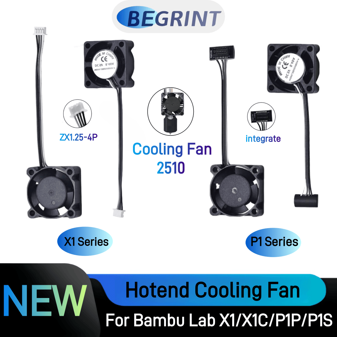 3D Printing Bambu Lab A1 - Ventola 2510 per Bambu Lab X1/P1,