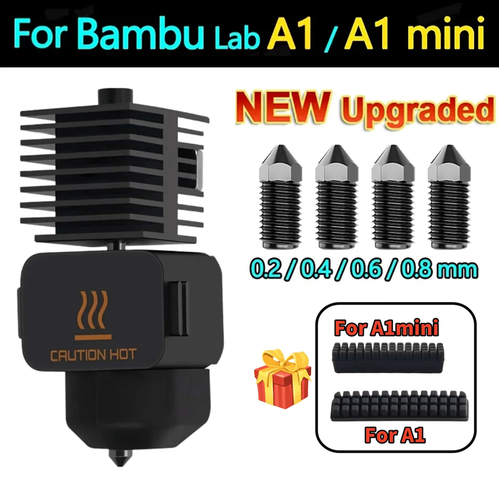 Nozzle 0.4Mm Hardened - Kit Hotend di Aggiornamento per Bambu
