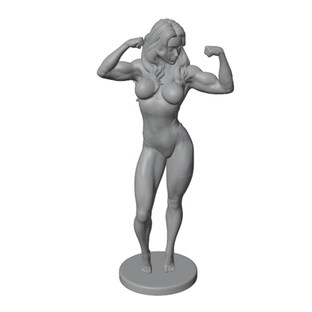 3D Printing Instructor - Statuetta in Resina 1/24 di Donna