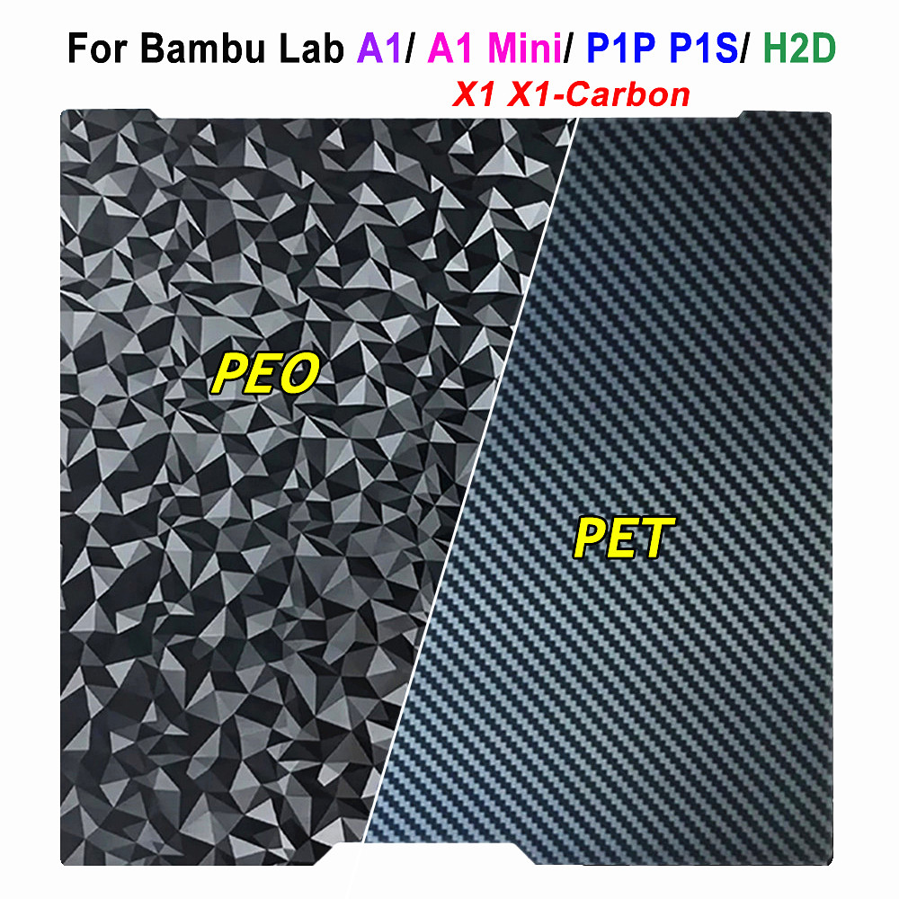 3D Printing Bambu Lab A1 - Foglio PET PEO per Bambu Lab