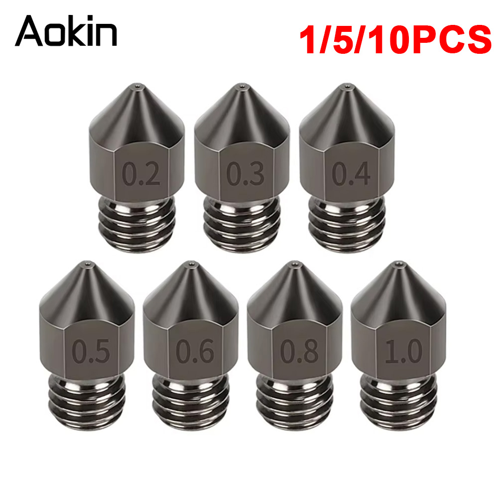 3D Printing Ender - 1/5/10PCS MK8 Ugello Aggiornamento Acciaio Temprato