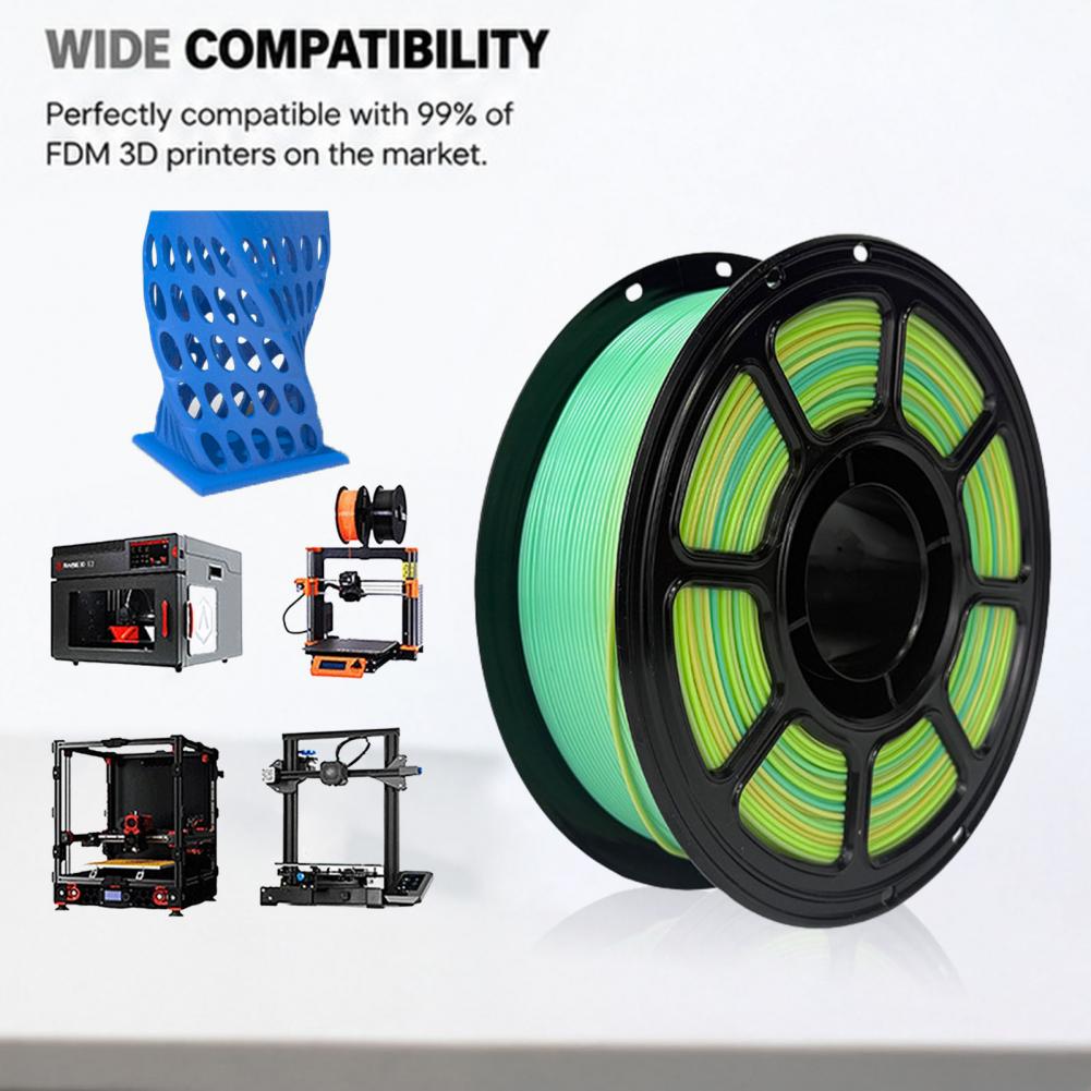 3D Printing Fdm - Filamento PLA 1.75mm con Gradiente Arcobaleno,