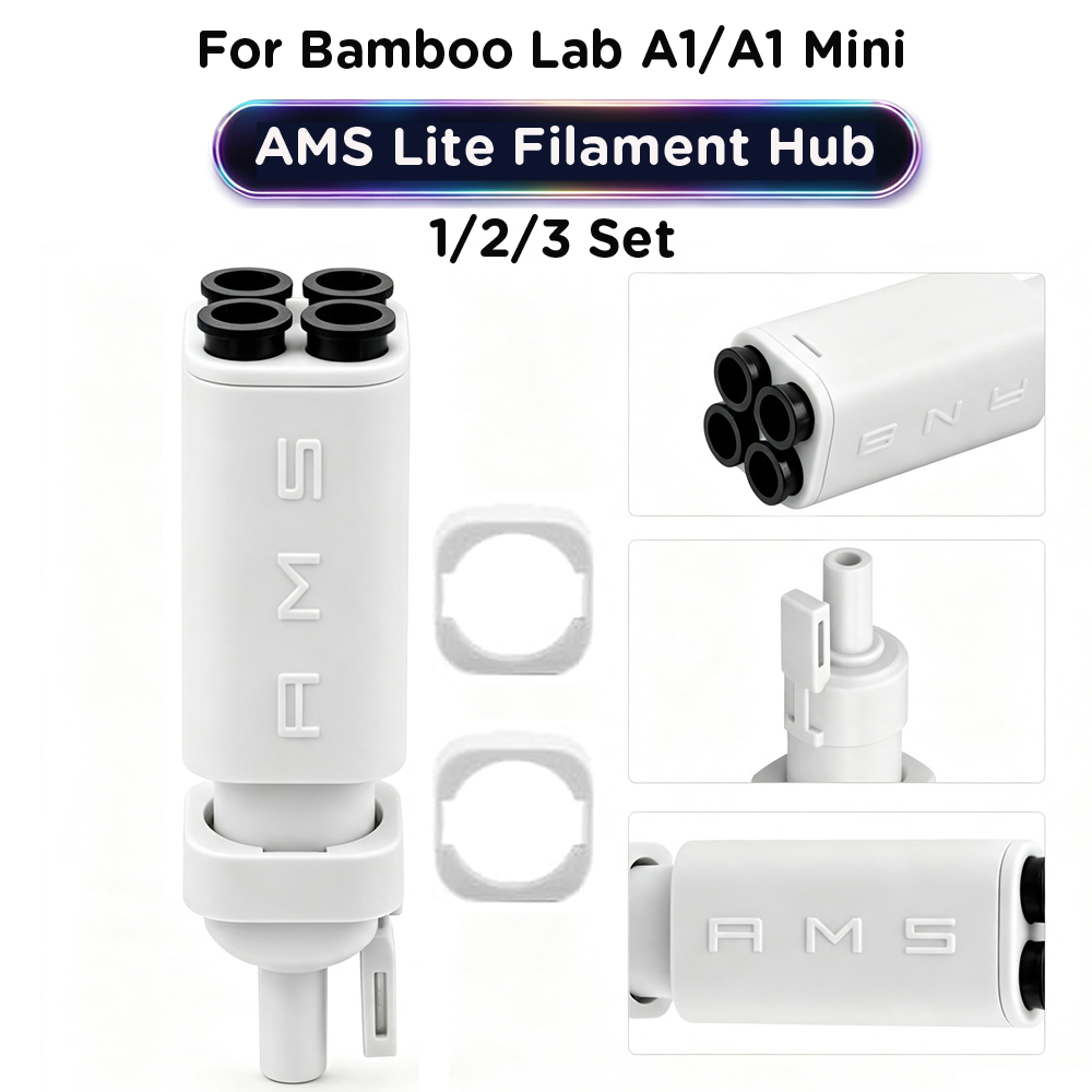 3D Printing Bambu Lab A1 - Hub per Filamenti AMS Lite per