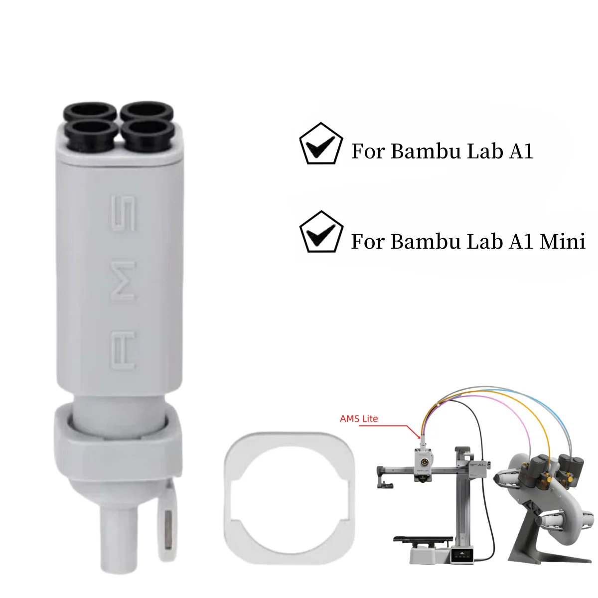 3D Printing Bambu Lab A1 - Hub per Filamenti AMS Lite a