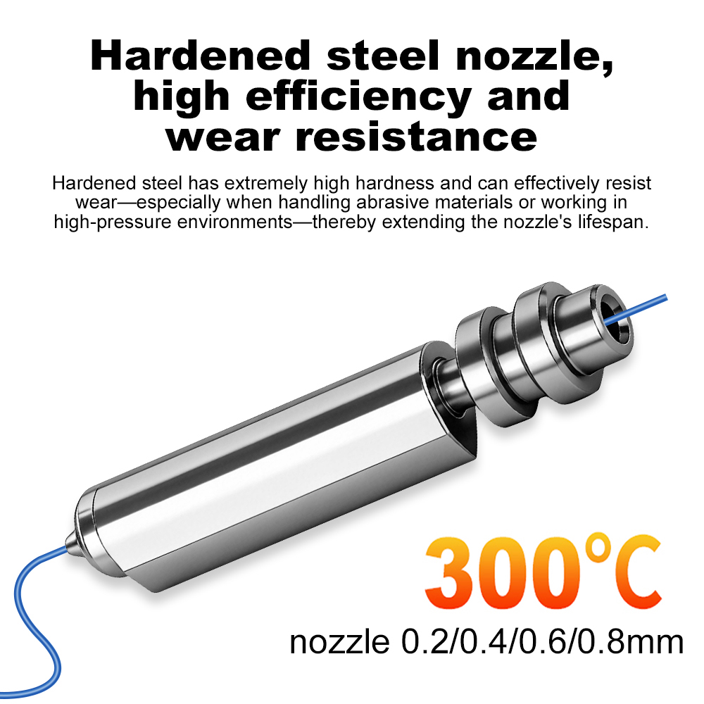 3D Printer Hotend Kit - Ugello Bimetallico Migliorato per Hotend Quick