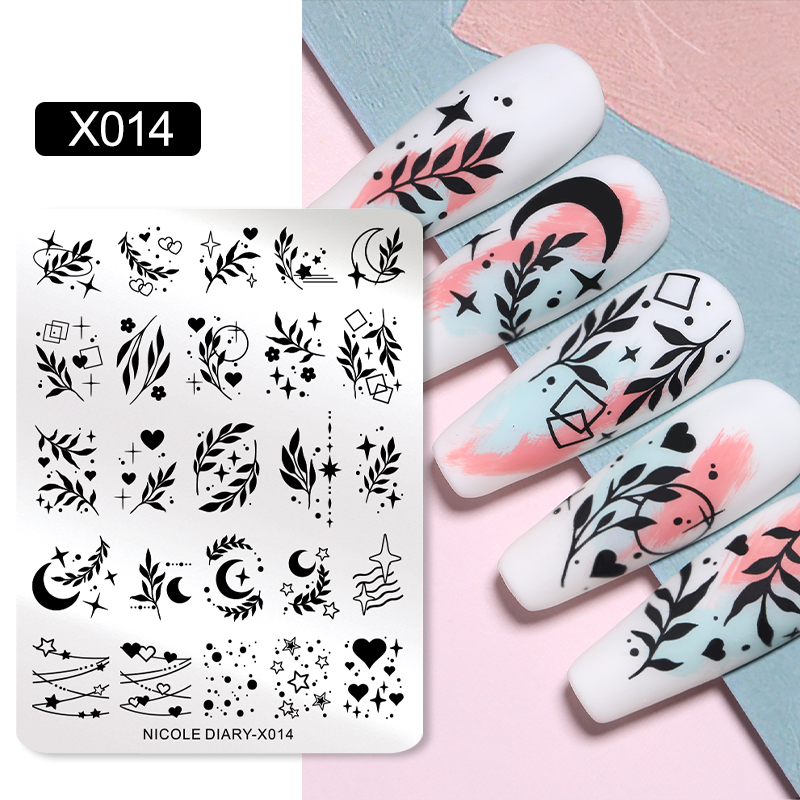 NICOLE DIARY Foglie Fiore Nail - 3D Printing Templates Free recensione e prezzo