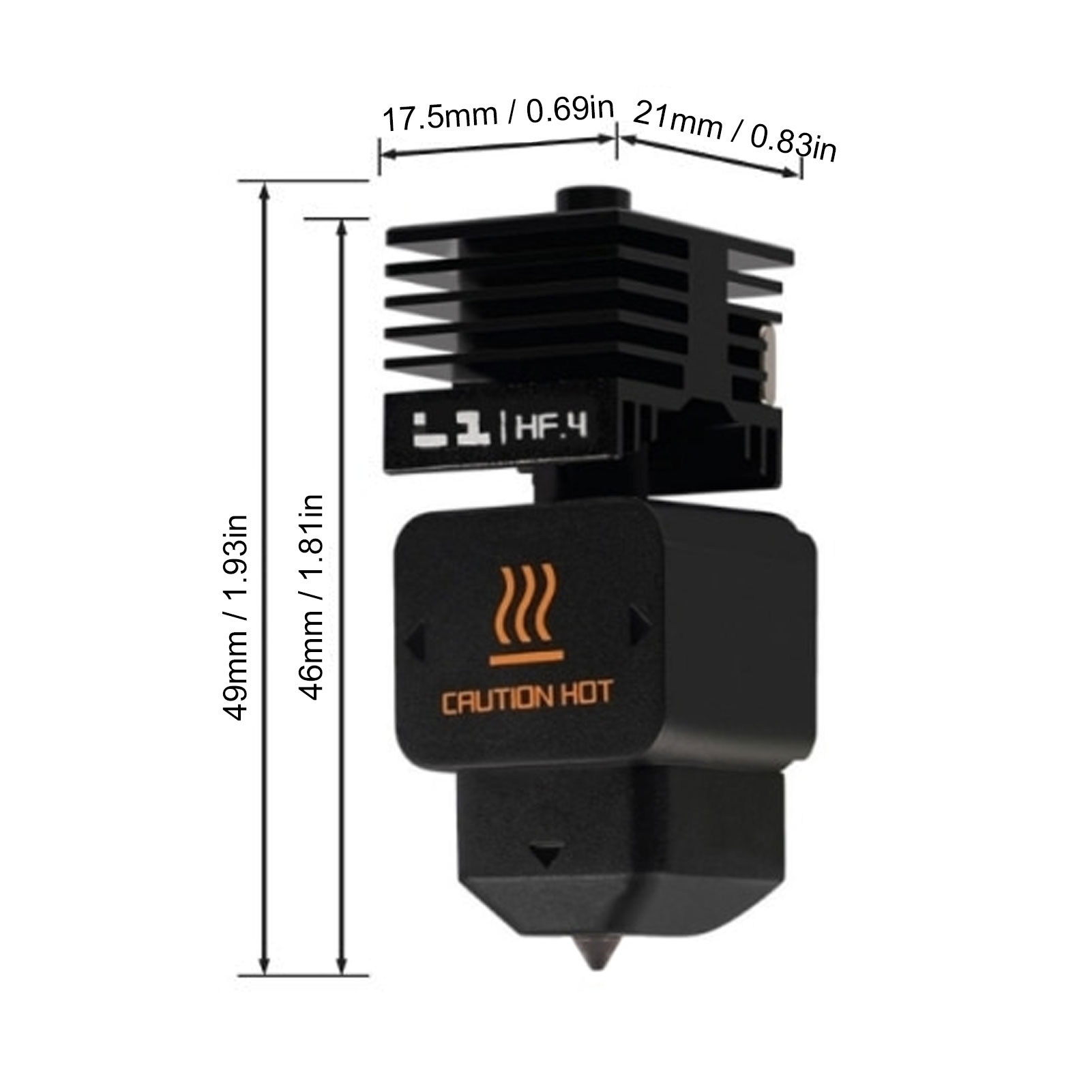 Hotend ad Alto Flusso di Ricam - Nozzle 0.4Mm Hardened recensione e prezzo