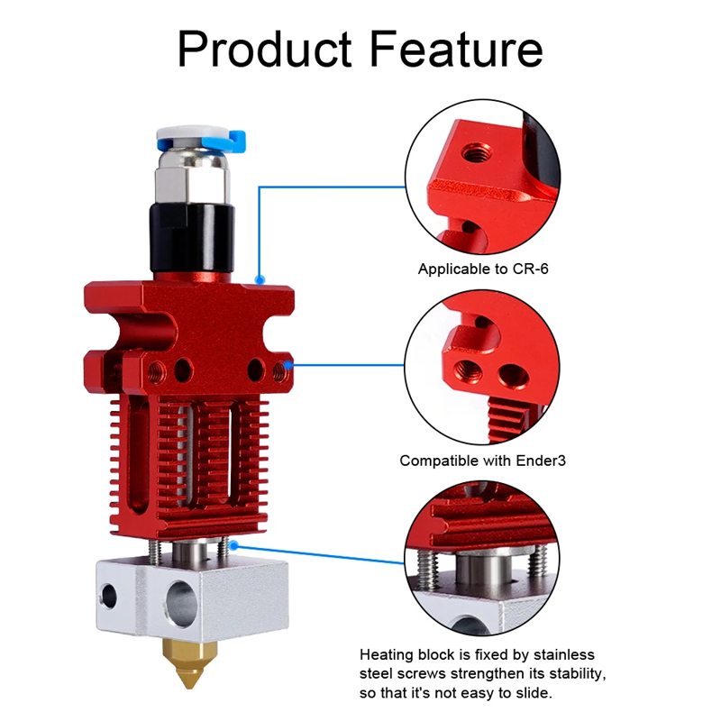 Parti della stampante 3D CR6 S - 3D Printing Ender recensione e prezzo