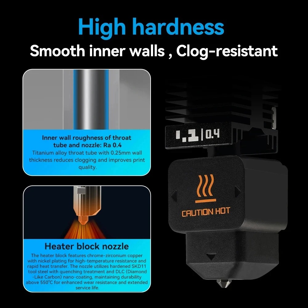 Kit di montaggio hotend per Ba - 3D Printing Bambu Lab A1 recensione e prezzo