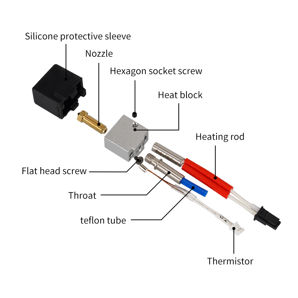 Per Anycubic Kobra 2 Hotend An - 3D Printer Hotend Kit recensione e prezzo