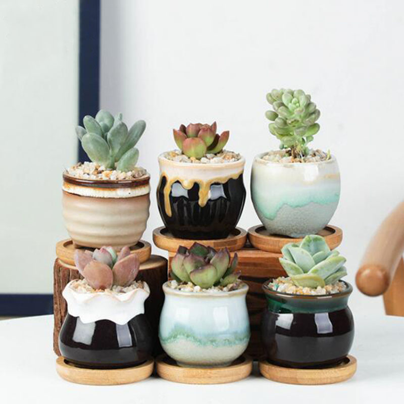 6 pz/set Vaso di Fiori In Cera - 3D Printing Pot recensione e prezzo