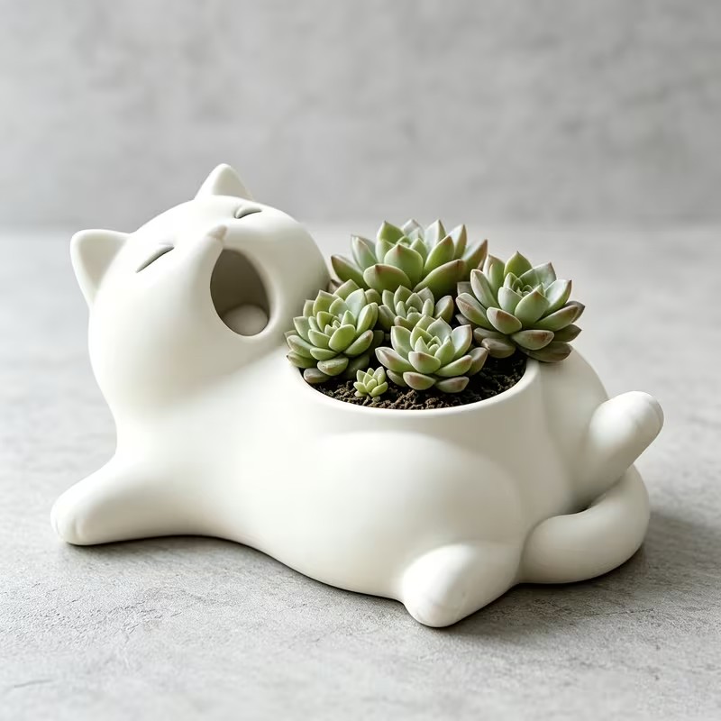 Vaso per Fiori a Forma di Gatt - 3D Printing Pot recensione e prezzo