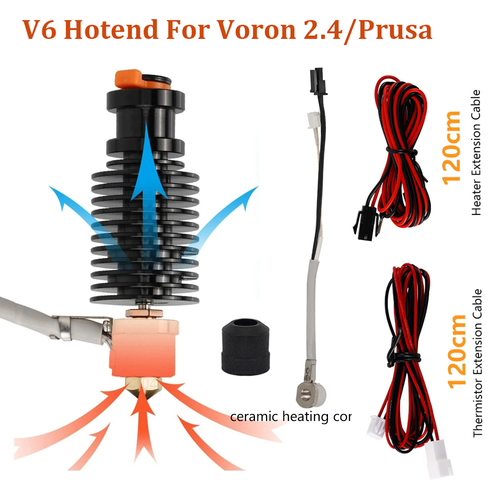 24V E3D V6 Hotend per DDE DDB  - 3D Printing Ender recensione e prezzo