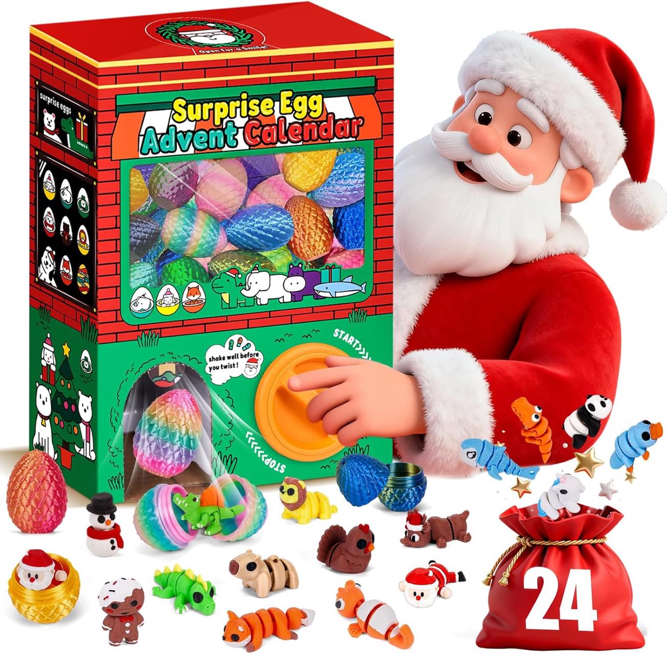 24 Pezzi Uova Sorpresa Stampat - 3D Printing Model recensione e prezzo